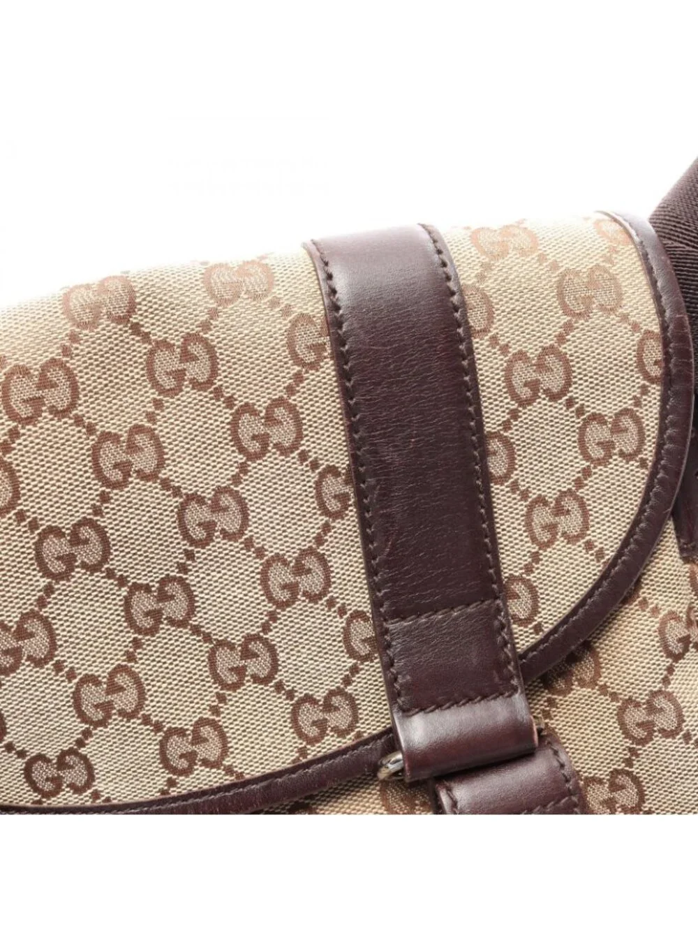 Gucci Shoulder Bag GG Canvas Beige Brown - Picture 10 of 13